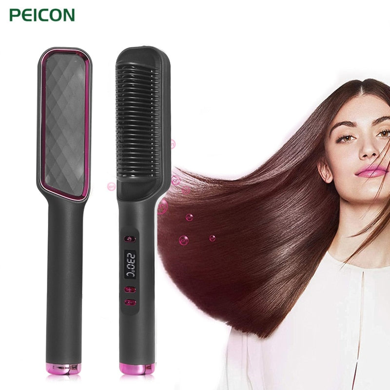 Escova Alisadora Tophair  3 Em 1